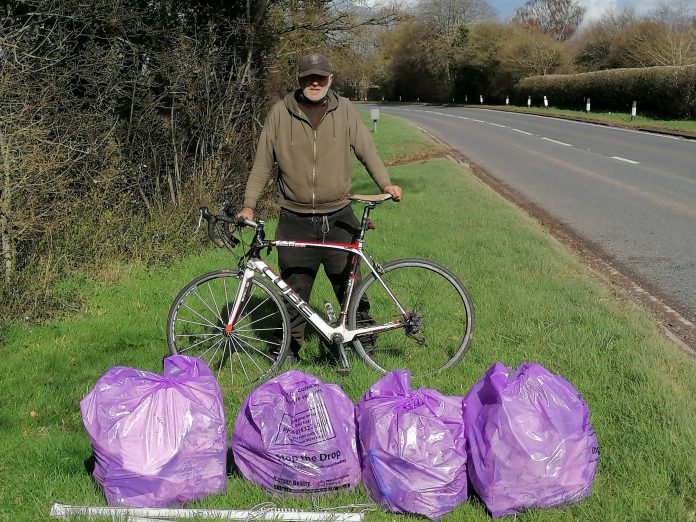 Herefordshire man waging war on rubbish

