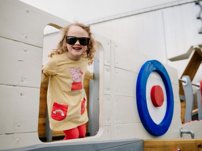 LAST COPYRIGHT SHROPSHIRE STAR JAMIE RICKETTS 17/05/2021 - RAF Cosford Museum has reopened today as the Lockdown Restriction has been eased in England. In Picture; Bryony Owen 4 from Codsall.