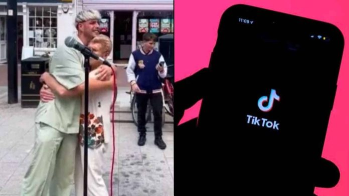 TikTok busker reunites with elderly dance partner and users love it

